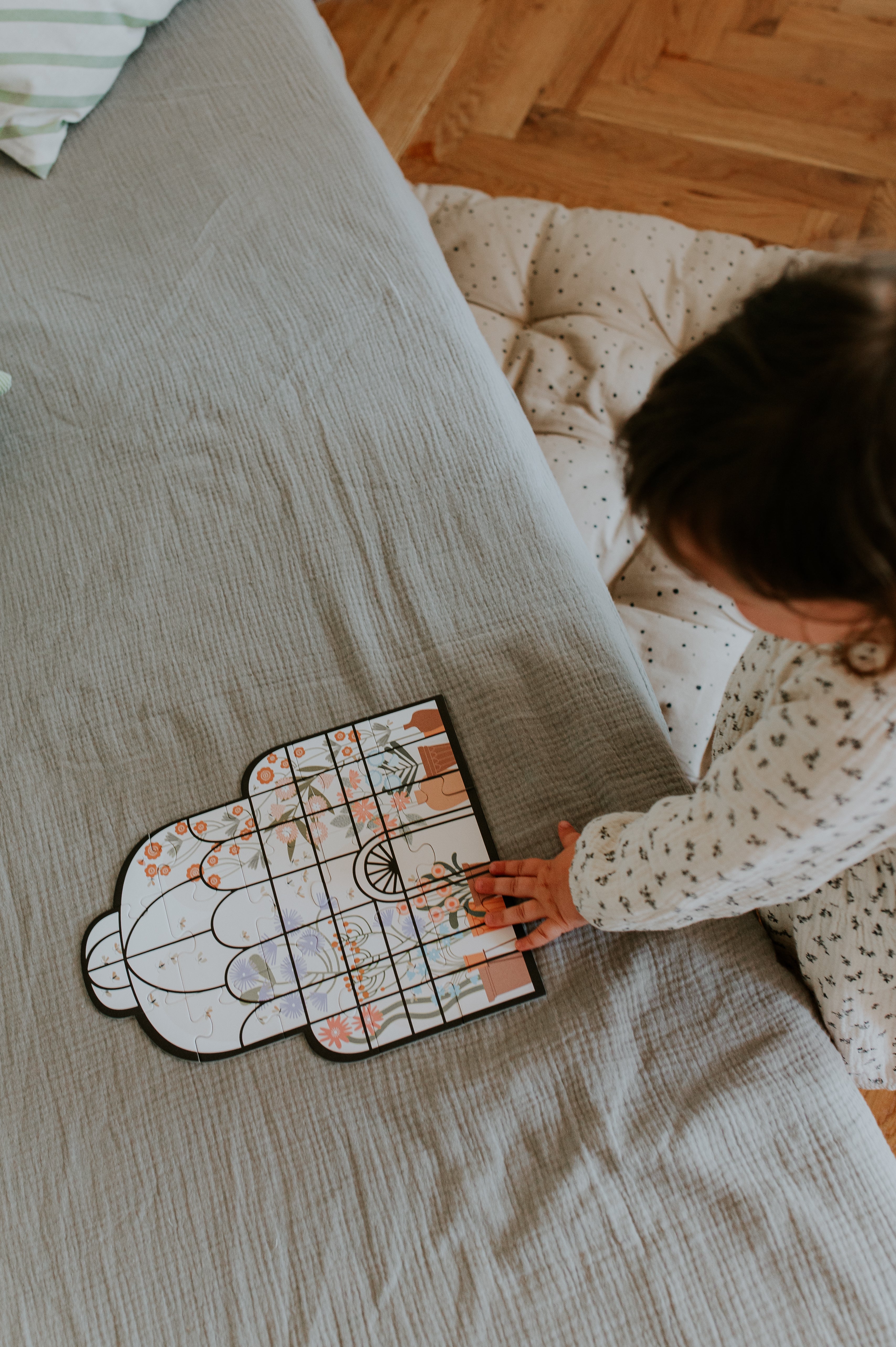 Puzzle z motywem Motylarni, 15 elementów
