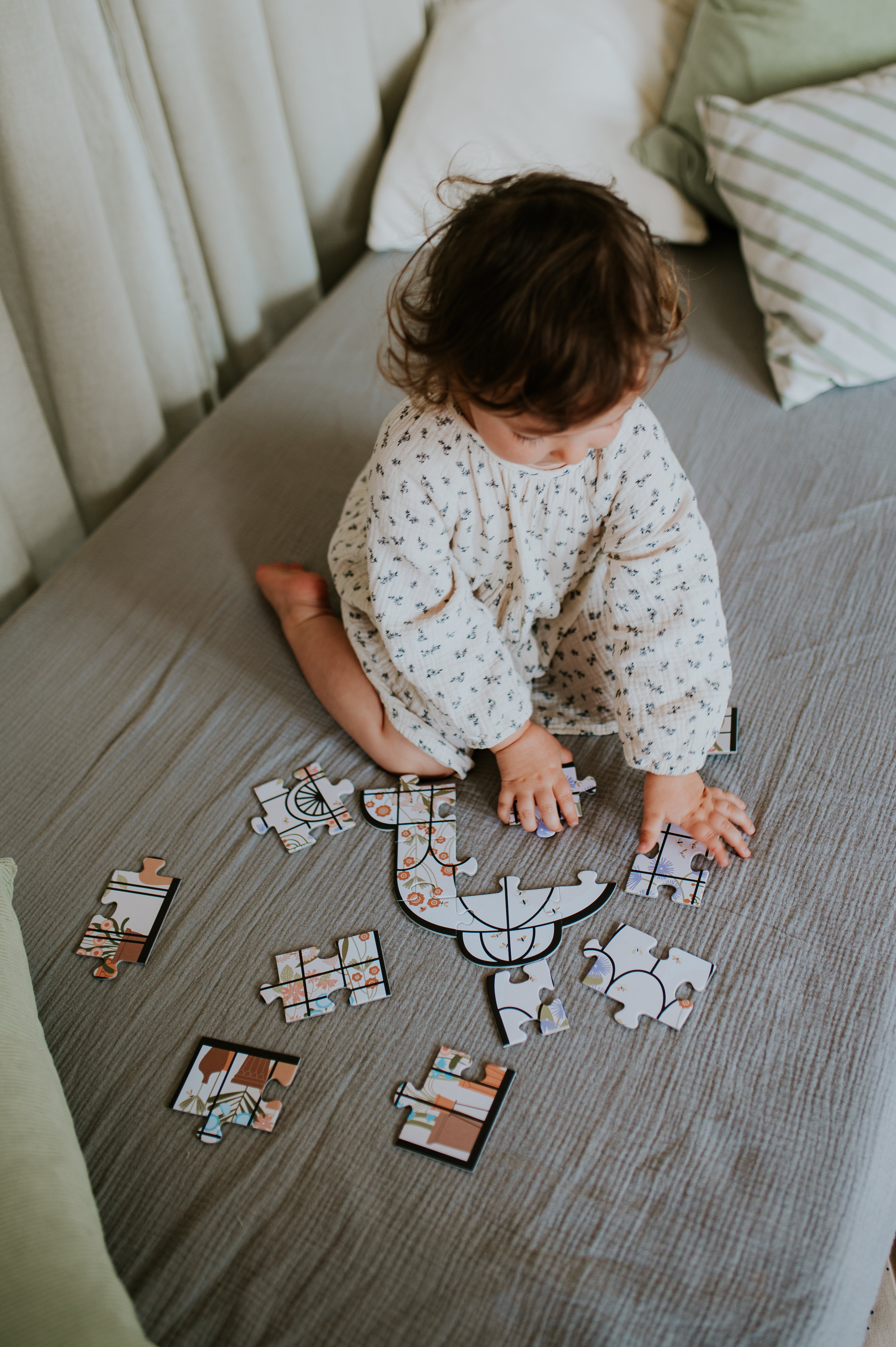 Puzzle z motywem Motylarni, 15 elementów