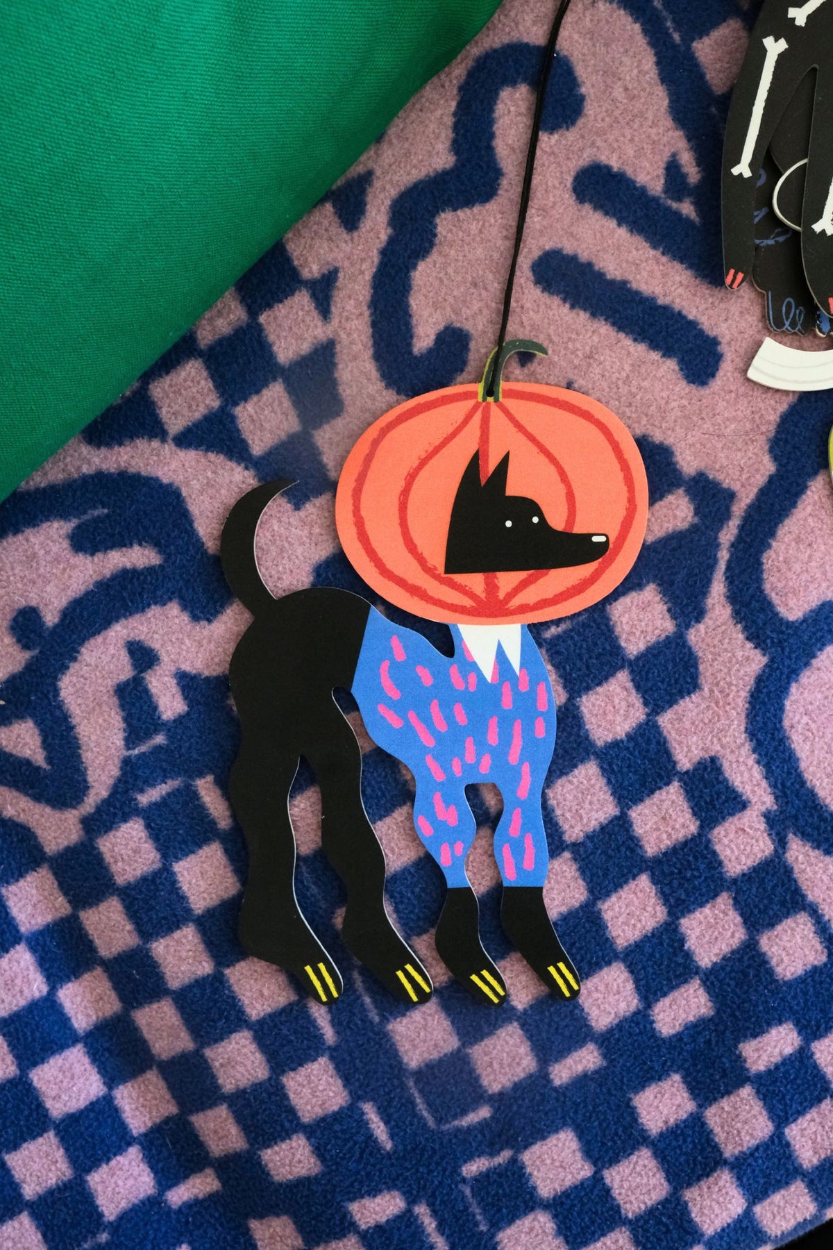 Pumpkin Dog - Halloweenowa zawieszka