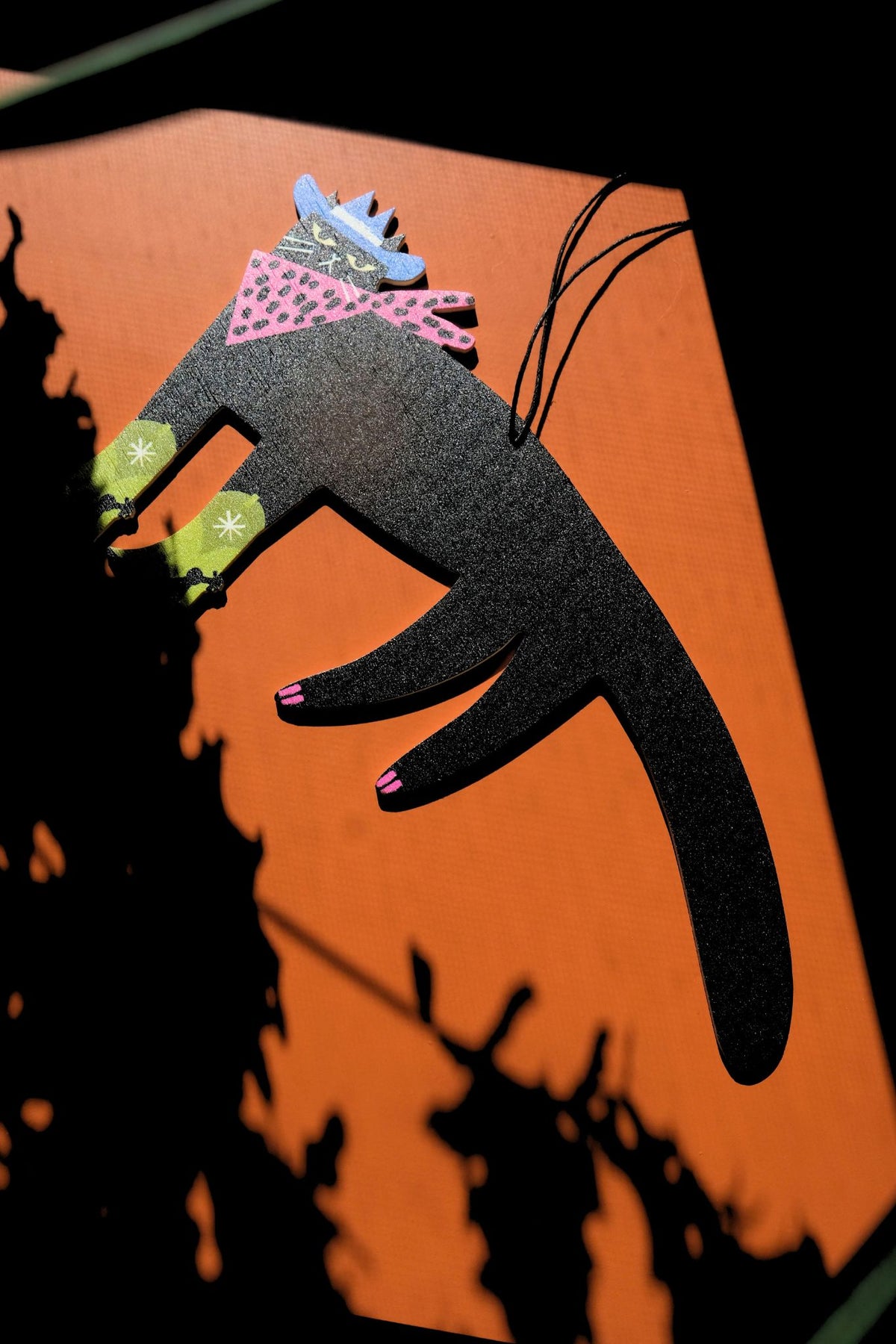 Cowboy Cat - Halloweenowa zawieszka