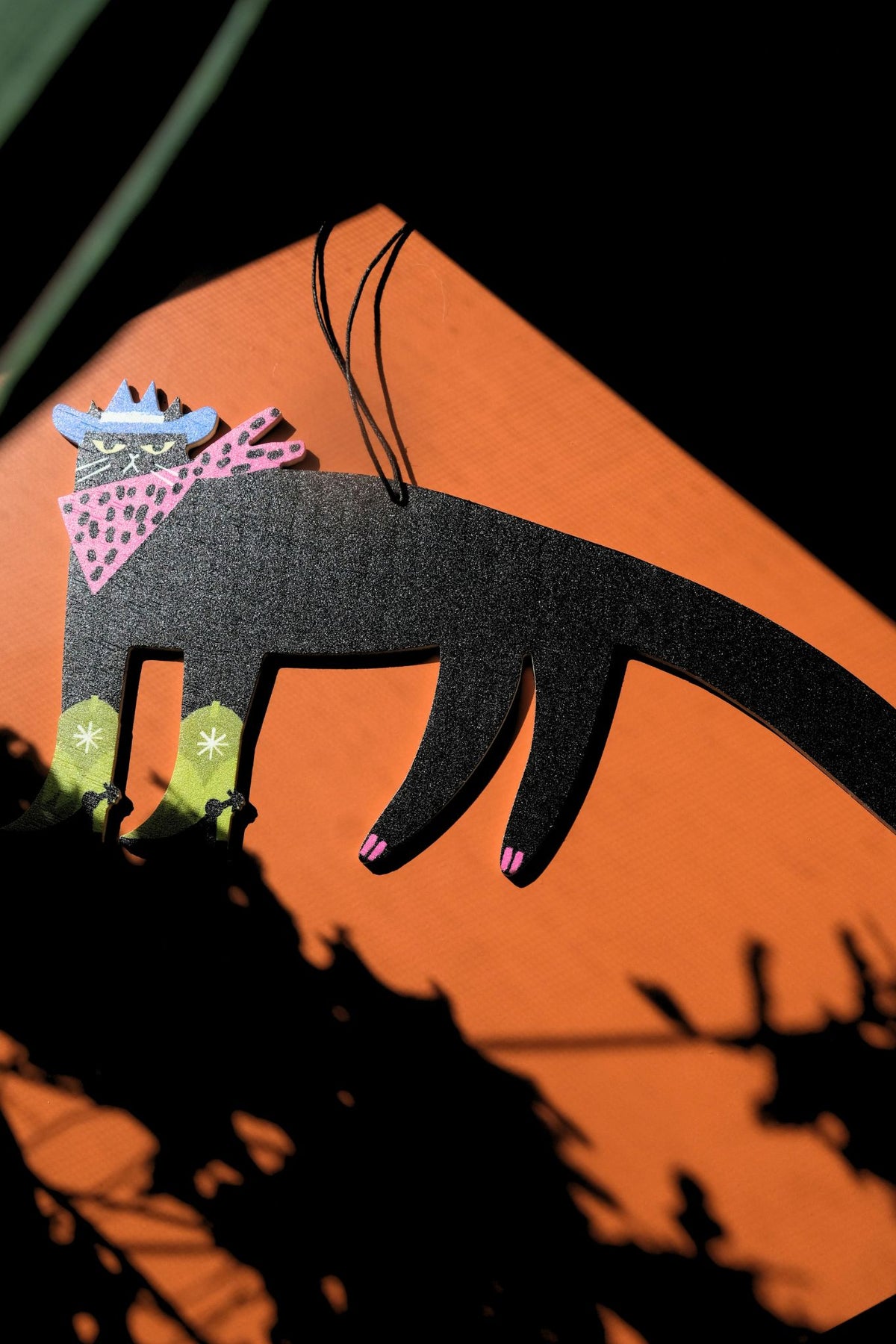 Cowboy Cat - Halloweenowa zawieszka