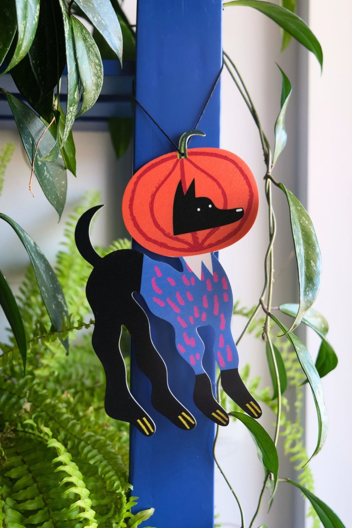 Pumpkin Dog - Halloweenowa zawieszka