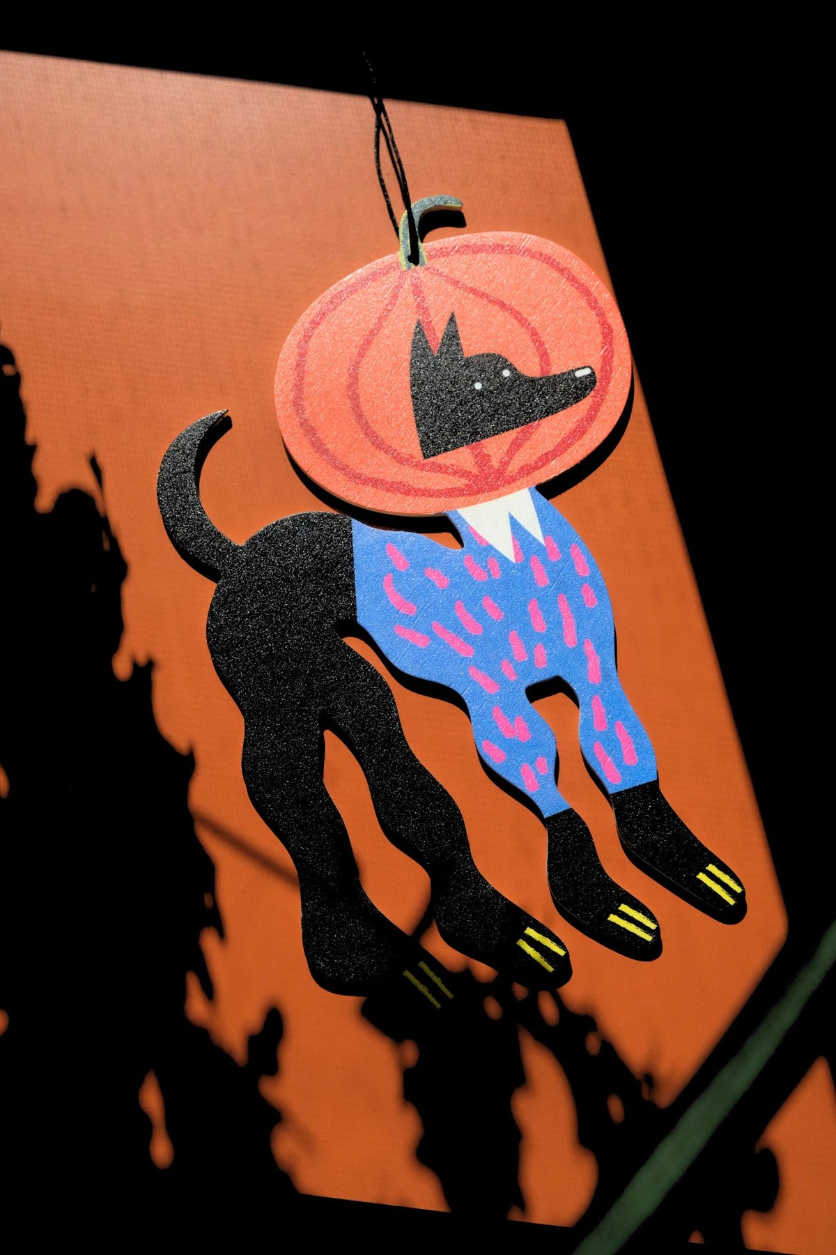 Pumpkin Dog - Halloweenowa zawieszka