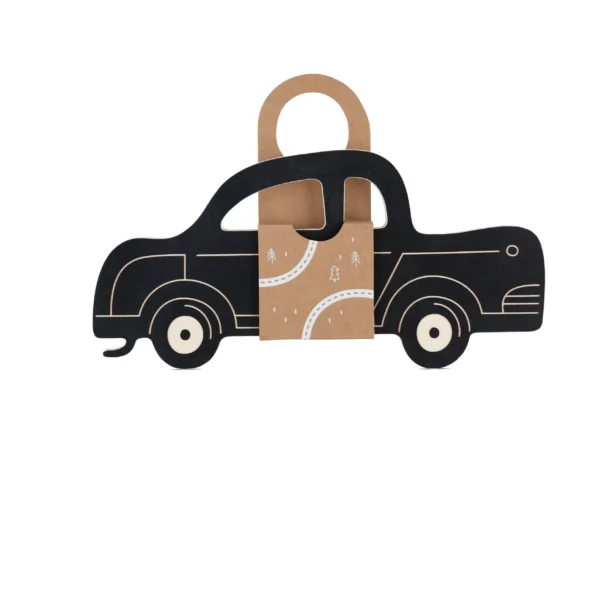 Retro samochód Saturn - Drewniana tablica kredowa