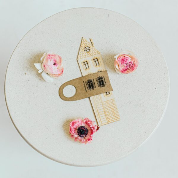 Kamieniczka - Drewniana zakładka do książki