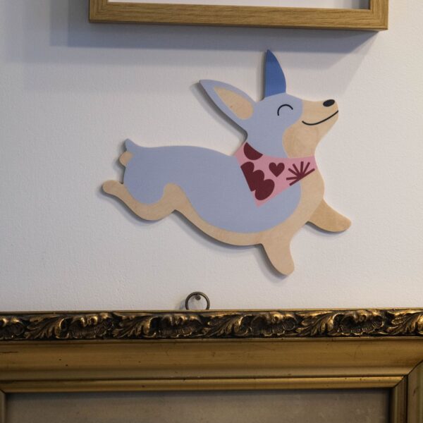 Corgi Charlie  - dekoracja ścienna